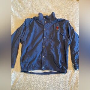 Men's Retro Nike Jacket with Removable Sleeves